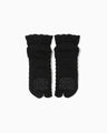 Knitted Tabi Socks - black