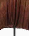 "Arimatsu Shibori" Ombre Dyed Silk Shirt Dress - brown