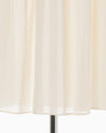 Stripe Shirring Jacquard Dress - ecru