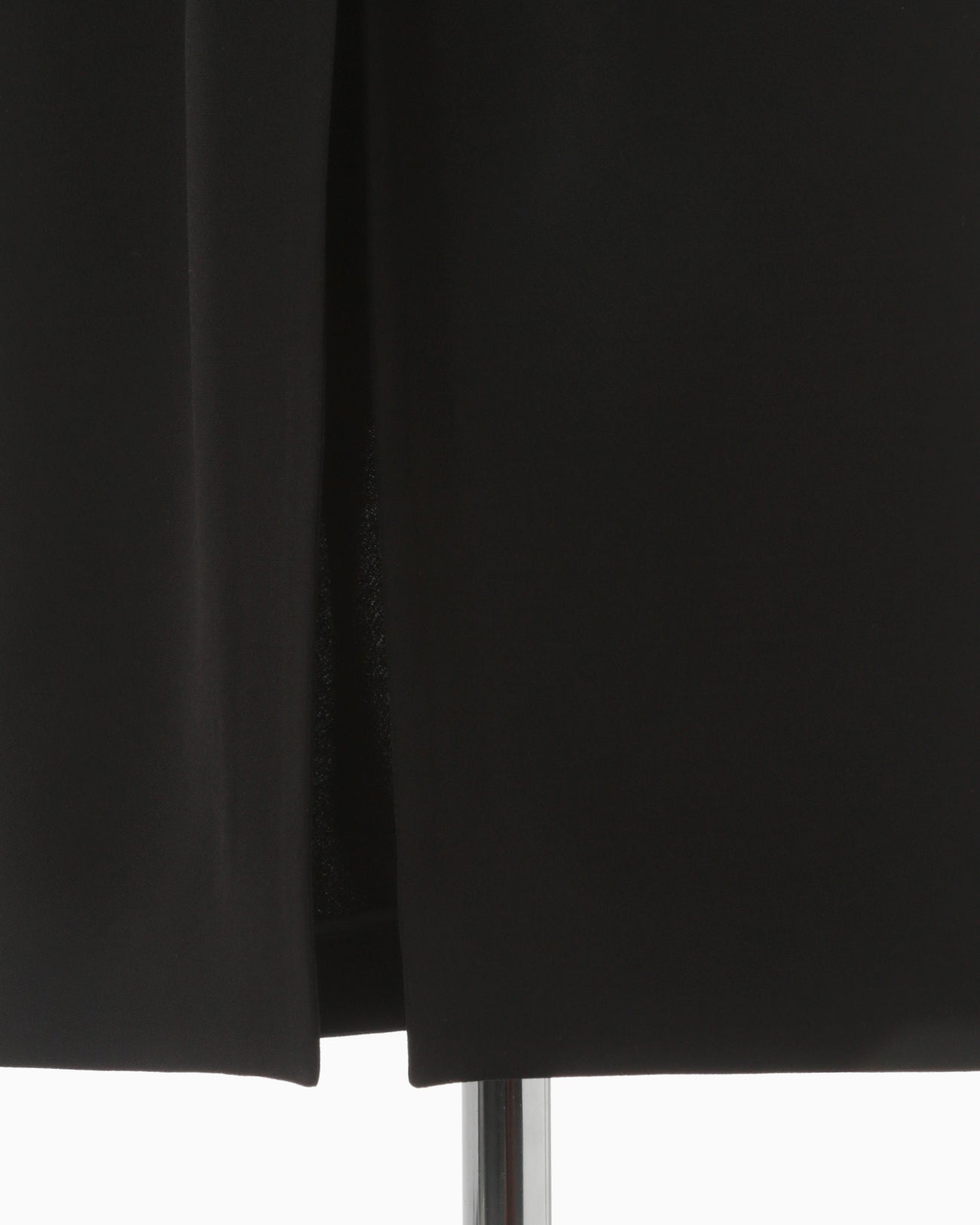 Stretched Triacetate Basket Pattern Dress - black