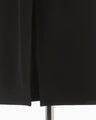 Stretched Triacetate Basket Pattern Dress - black