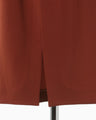 Stretched Triacetate Basket Pattern Dress - brown