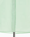 Cotton Silk Broad Basket Motif Shirt Dress - mint green