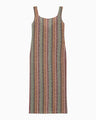 Raschel Stripe Jersey Sleeveless Dress - multi