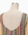 Raschel Stripe Jersey Sleeveless Dress - multi