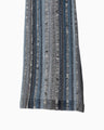 Raschel Stripe Jersey Wide Trousers - navy