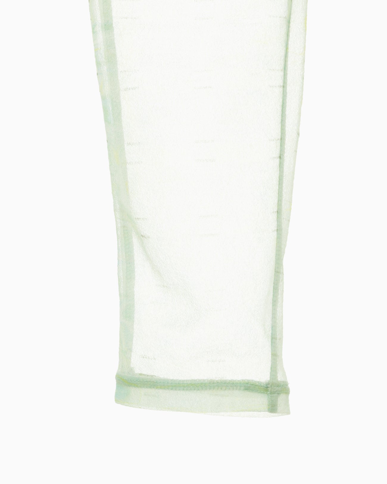 Marble Printed Plaid Sheer Leggings - mint green