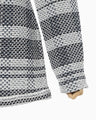 Basket Motif Knitted Jacket - navy