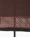 Bamboo Basket Pattern Knitted Dress - brown