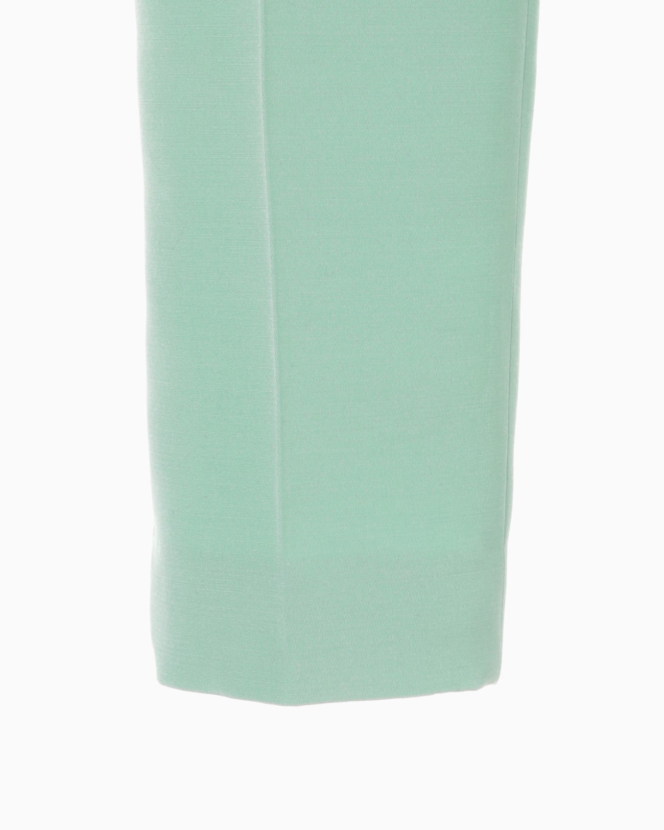 Silk Wool Double Cloth Tapered Trousers - mint green