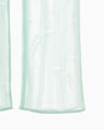 Bamboo Motif Willow Jacquard Sheer Trousers - mint green