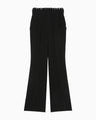 Stretched Triacetate Basket Pattern Trousers - black