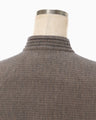 Naturally Coloured Cotton Dobby Vest - navy