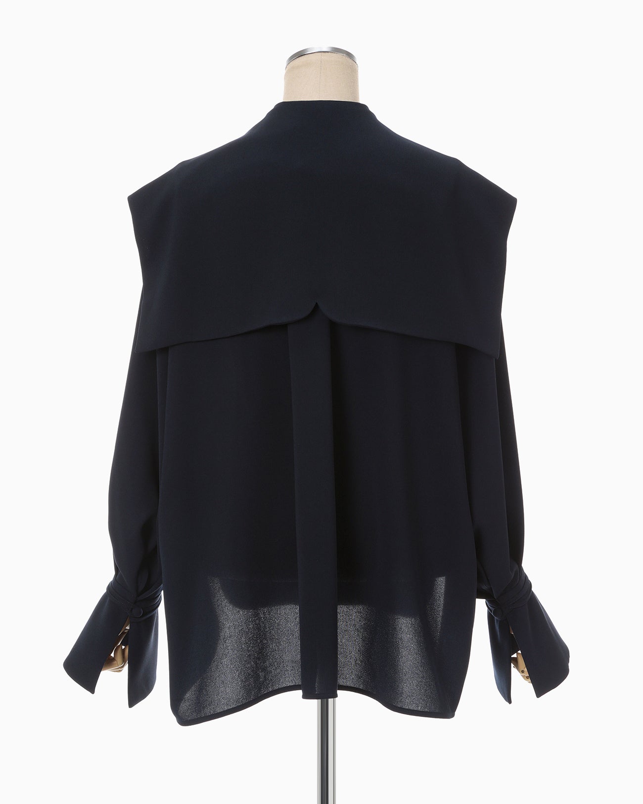 Sailor Collar Blouse - navy