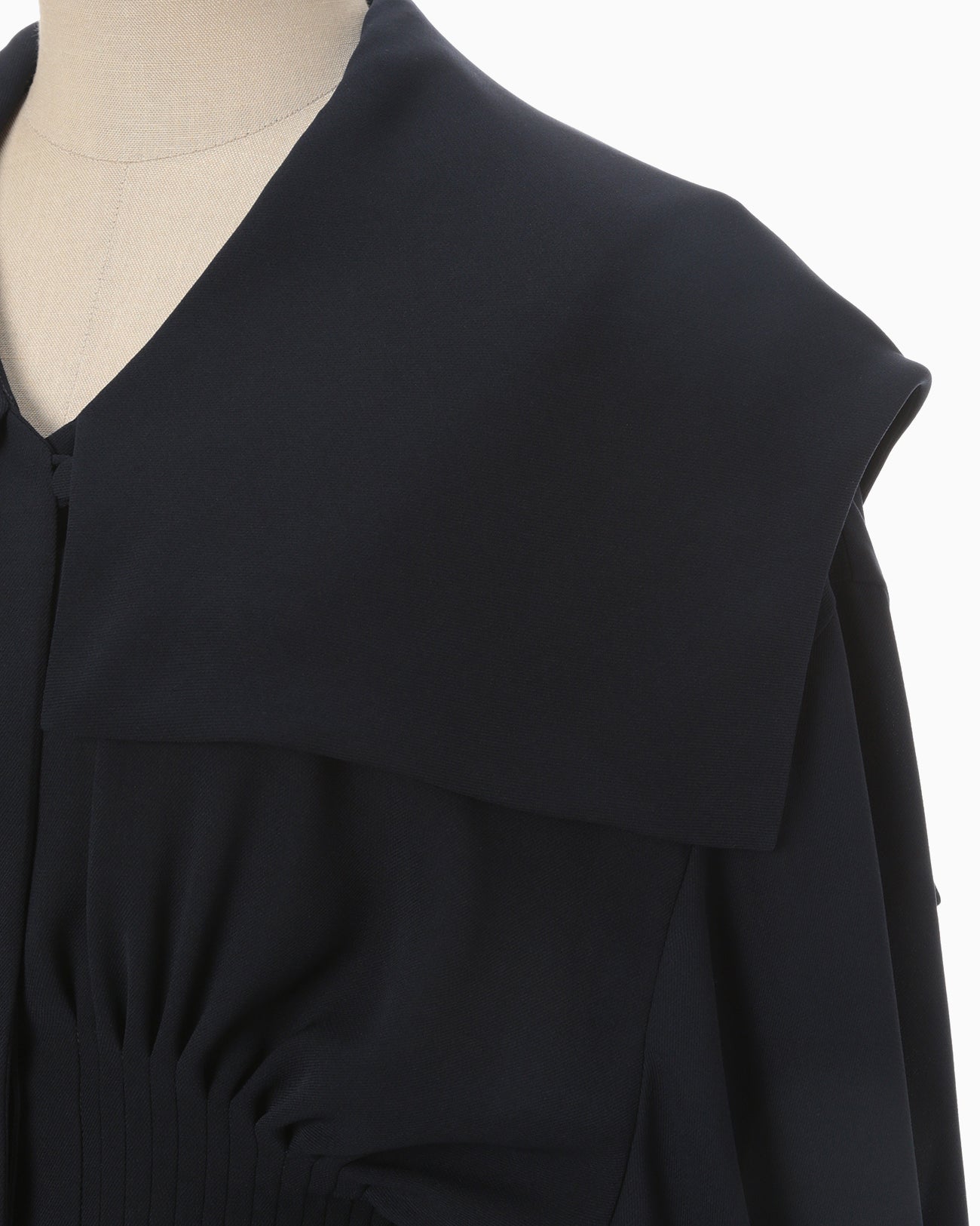 Sailor Collar Blouse - navy