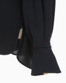Sailor Collar Blouse - navy