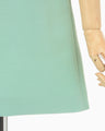 Silk Wool Double Cloth Mini Skirt - mint green