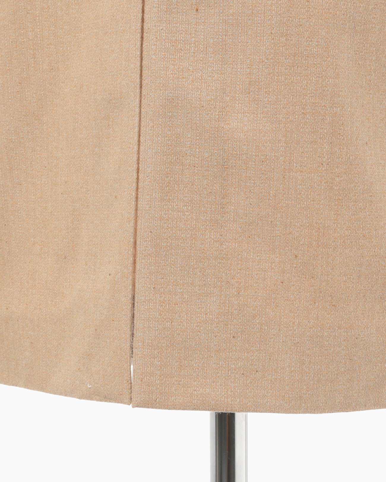 Naturally Coloured Cotton Dobby High Waist Skirt - beige