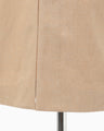 Naturally Coloured Cotton Dobby High Waist Skirt - beige