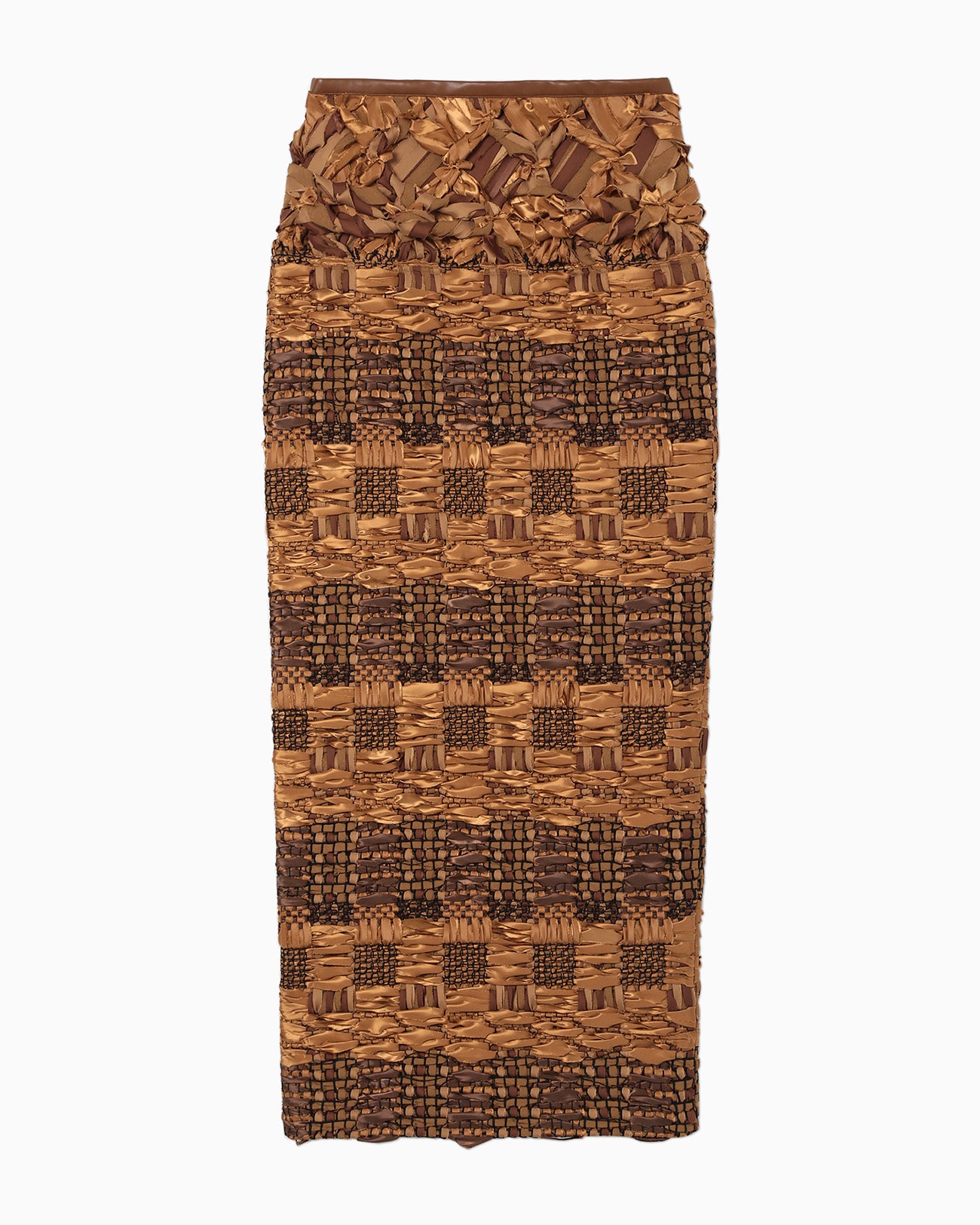 "Sakiori" Skirt - brown