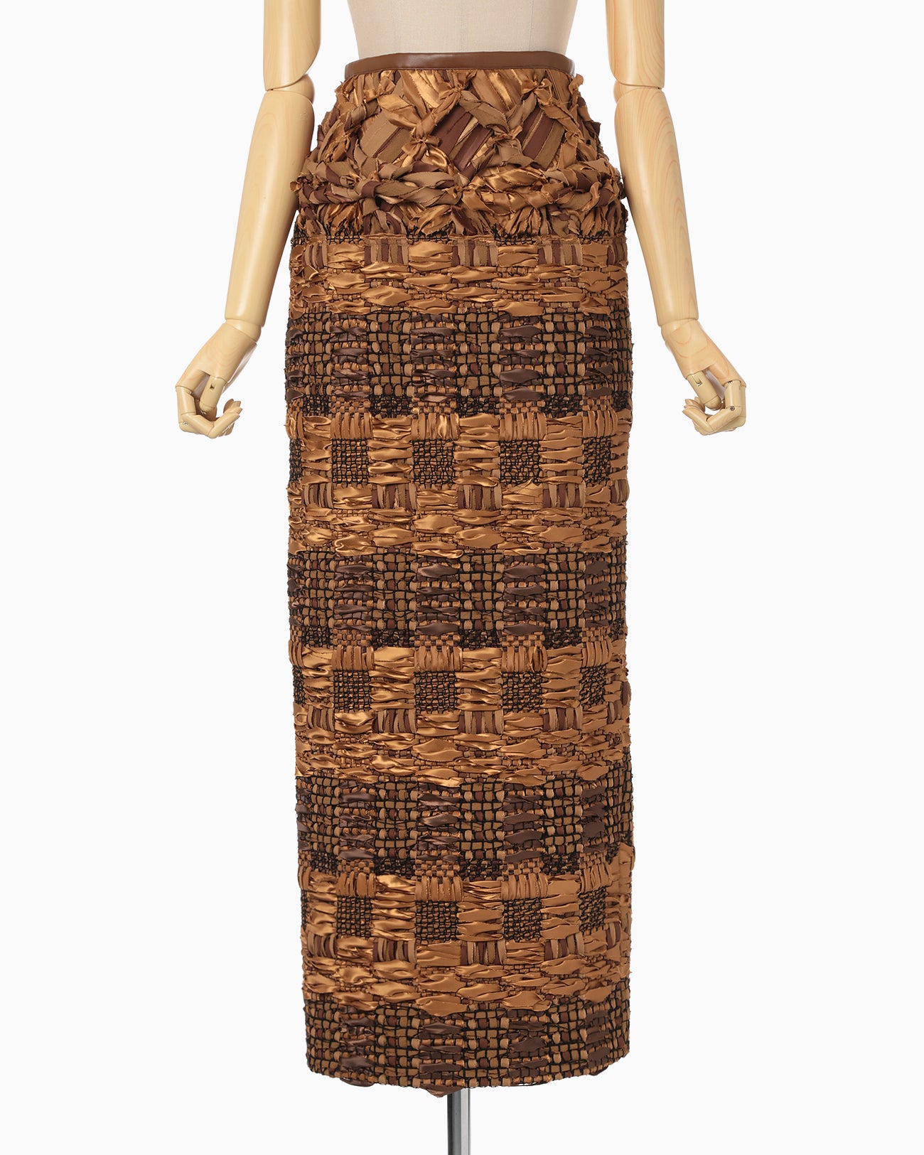 "Sakiori" Skirt - brown