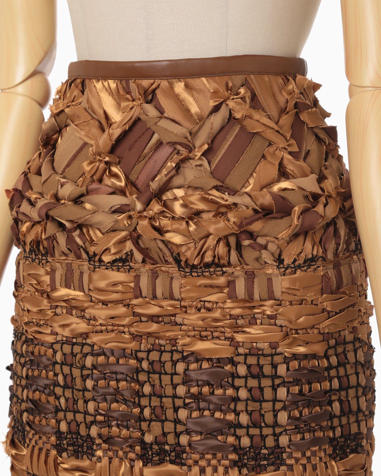 "Sakiori" Skirt - brown