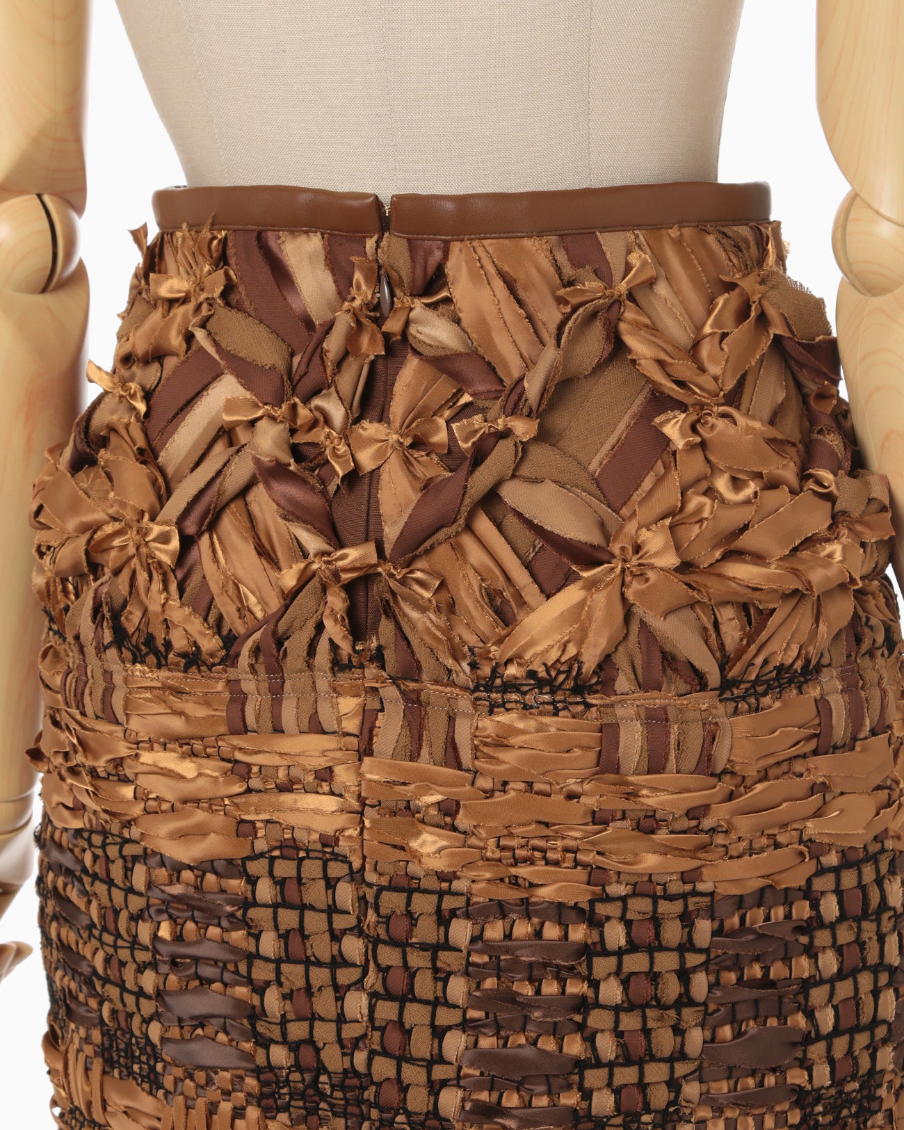 "Sakiori" Skirt - brown