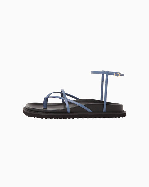 Ankle Strap Sandals - blue