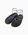 Ankle Strap Sandals - blue