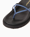 Ankle Strap Sandals - blue