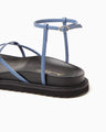 Ankle Strap Sandals - blue