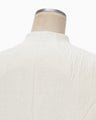 Unlevel Dyeing Sleeveless Jacket - white