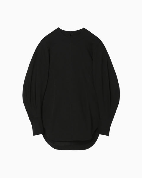 Cotton Jersey Top - black