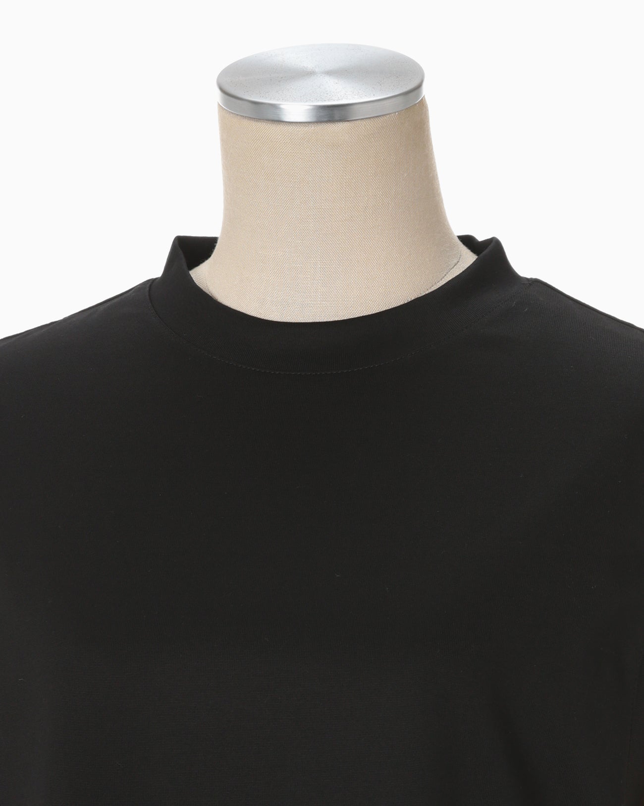 Cotton Jersey Sleeveless Top - black