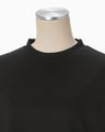Cotton Jersey Sleeveless Top - black