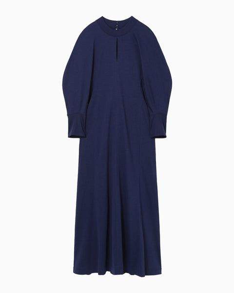 Cotton Jersey Dress - navy