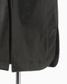 Coated Cotton Gabardine Skirt - black