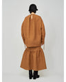 Jomon Arabesque Triple Layer Jacquard Pullover - brown