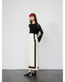Cracted Tweed Skirt - ecru