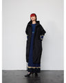 Nylon Taffeta Mods Coat - black