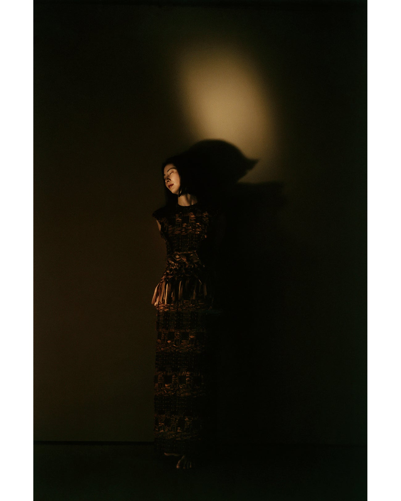 "Sakiori" Skirt - brown