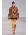 "Arimatsu Shibori" Ombre Dyed Silk Shirt - brown