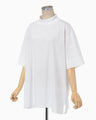 thmk Ribbed High Neck T-Shirt - white