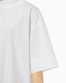 thmk Ribbed High Neck T-Shirt - white